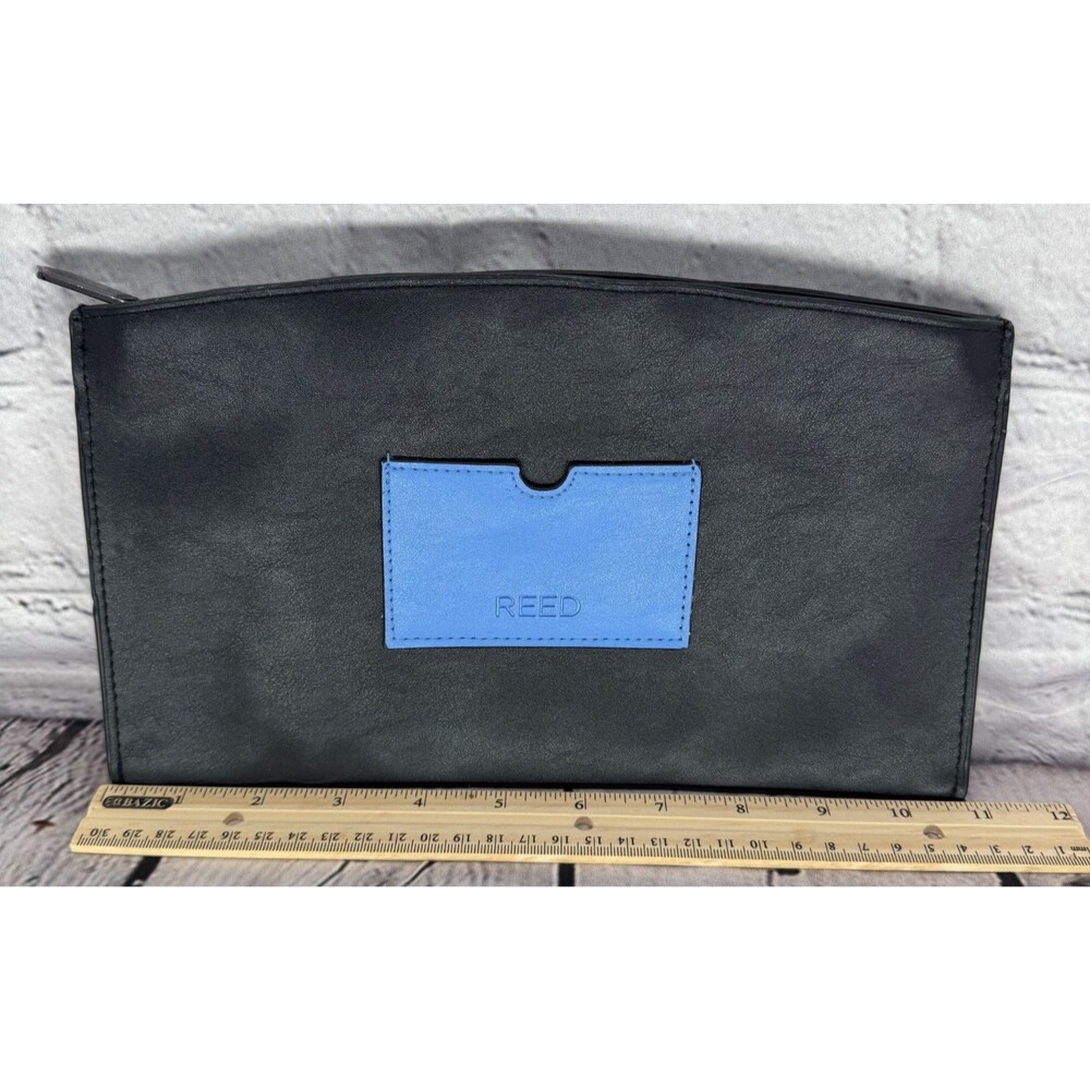 REED Atlantique Pouch Fuchsia Black & French Blue Travel Bag Makeup